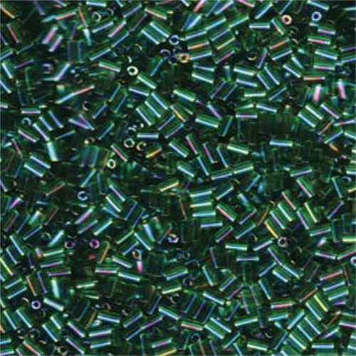 Miyuki 3mm Bugle Bead - BGL1-9179 - Green AB