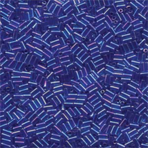 Miyuki 3mm Bugle Bead - BGL1-9353 - Cobalt Lined Sapphire AB