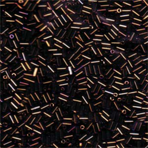 Miyuki 3mm Bugle Bead - BGL1-9458 - Metallic Brown Iris