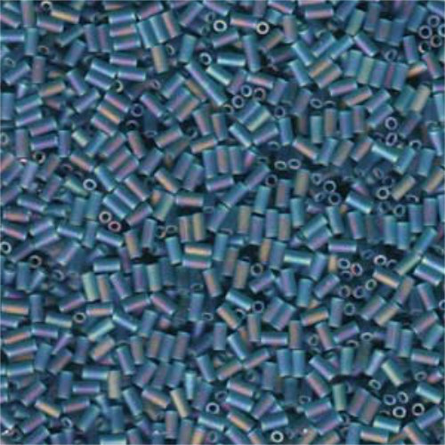 Miyuki 3mm Bugle Bead - BGL1-92405FR - Matte Transparent Teal AB