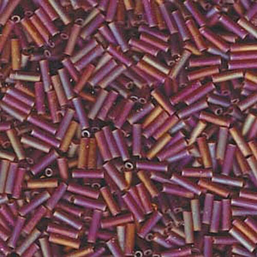 Miyuki 6mm Bugle Bead - BGL2-9134FR - Transparent Dark Topaz AB