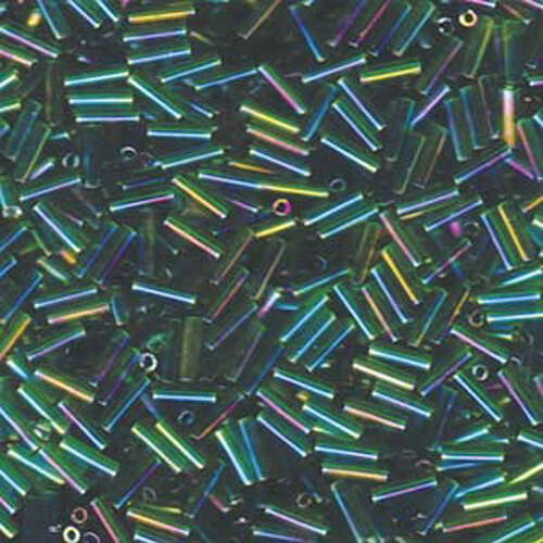 Miyuki 6mm Bugle Bead - BGL2-9179 - Transparent Green AB