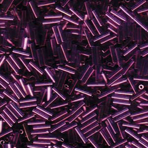 Miyuki 6mm Bugle Bead - BGL2-91884 - Violet Gold Luster