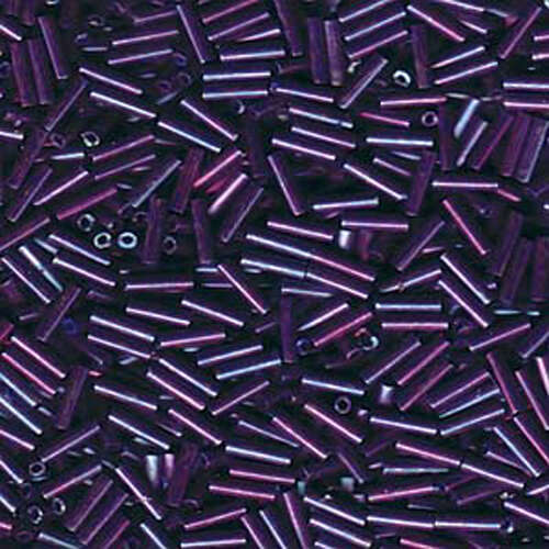 Miyuki 6mm Bugle Bead - BGL2-91899 - Opaque Eggplant Luster