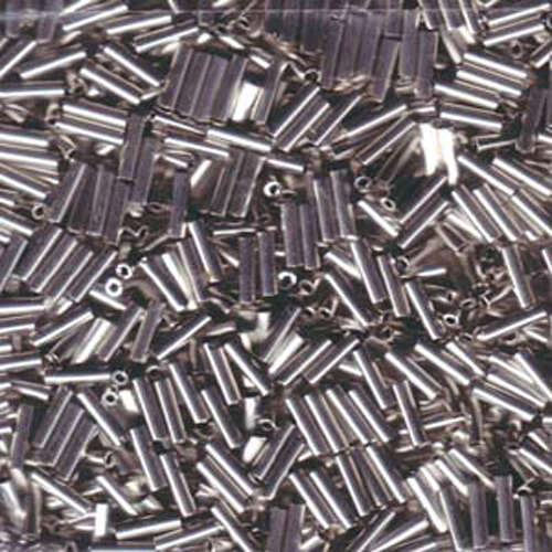 Miyuki 6mm Bugle Bead - BGL2-9194 - Palladium Plated