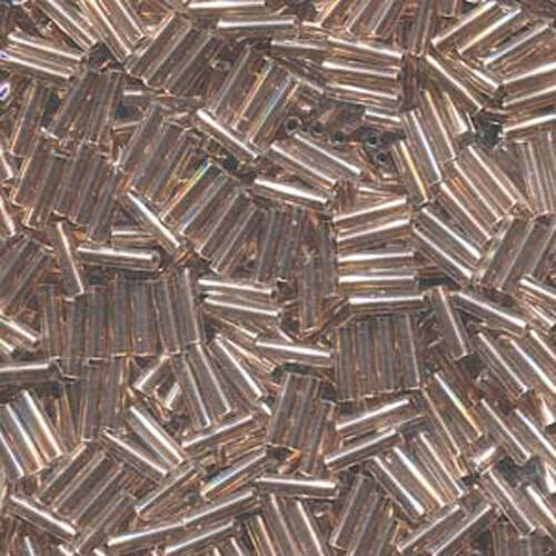 Miyuki 6mm Bugle Bead - BGL2-9197 - Copper Lined Crystal