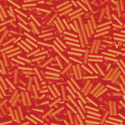 Miyuki 6mm Bugle Bead - BGL2-9406 - Opaque Orange