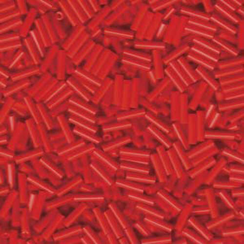 Miyuki 6mm Bugle Bead - BGL2-9408 - Opaque Red