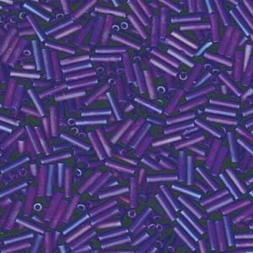 Miyuki 6mm Bugle Bead - BGL2-9414FR - Matte Opaque Cobalt AB