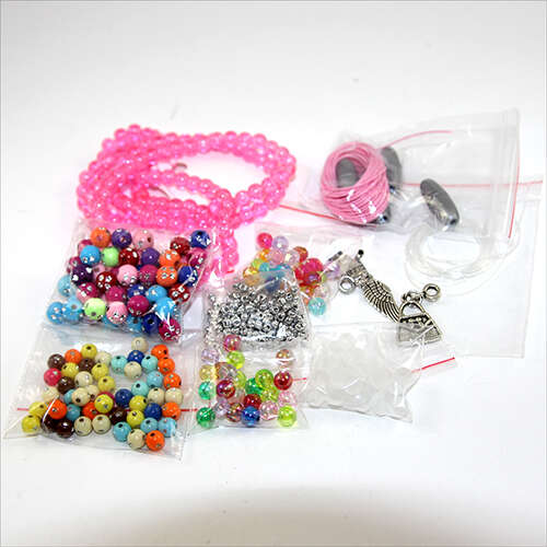 Children's Beading Fun Kit - Pink