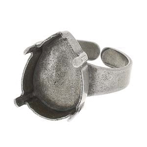 Gita - 13mm x 18mm 4320 Pear Ring Base - C5000504