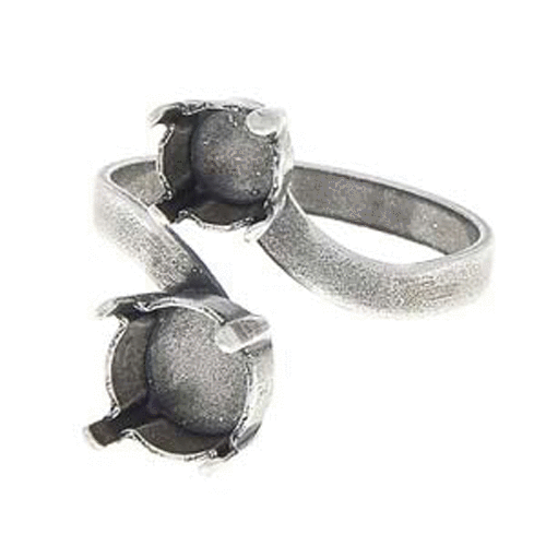 Gita - SS29 & SS39 1088 Chaton Snake Ring Base - C5001590