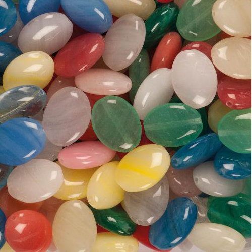 Czech Glass Bead Mixes Baby Flat Ovals