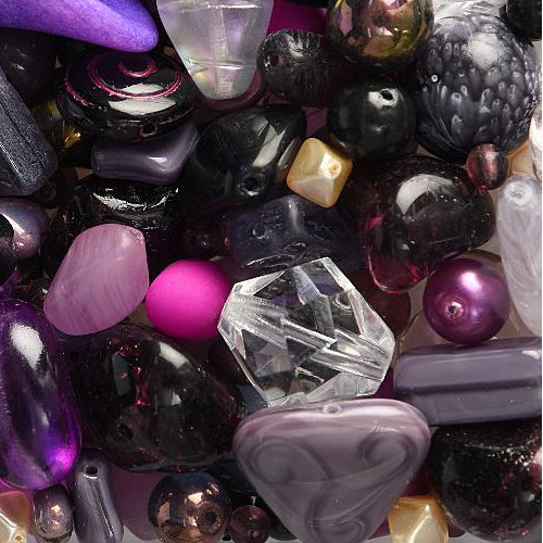 Czech Glass Bead Mixes Mystic Violet