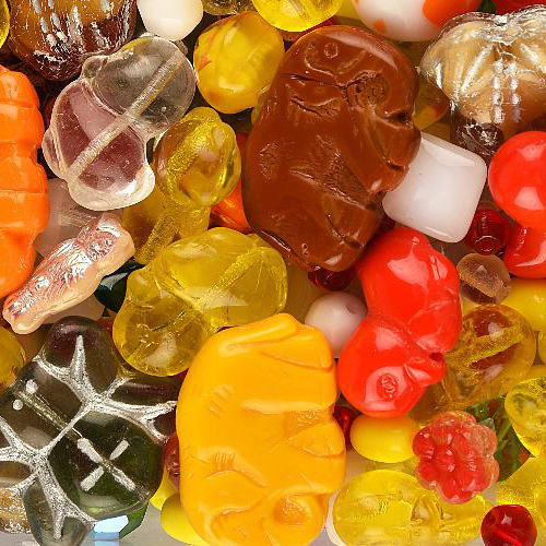 Czech Glass Bead Mixes Playfull - 25gm Bag