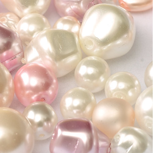 Czech Glass Pearls Mixes Pink/Cream Mix