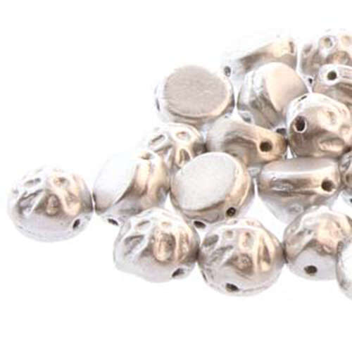 7mm Baroque Cabochon 2 Hole - Bronze Aluminium - CCB0700030-01700
