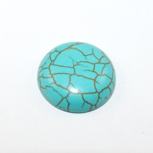 *Pack of 2 - 20mm Round Cabochon - Turquoise