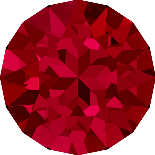 *Pack of 1 - 1088 - SS39 (8.16 – 8.41mm) - Scarlet F (276) - Xirius Chaton Round Stone 