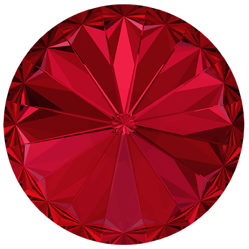 *Pack of 6 - 1122 - SS47 (10.19 - 10.54mm) - Scarlet F (276) - Rivoli Round Stone