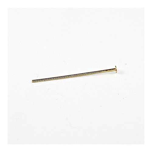Pack of 20 - 25mm Head Pin - Gold