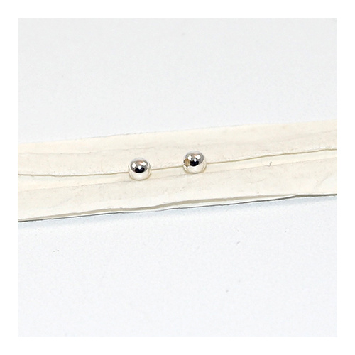 Pack of 65 - 2.5mm Metal Ball - Silver