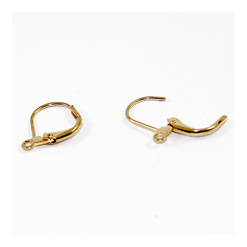 *Pack of 4 pairs - Continental Hook - Plain - Gold