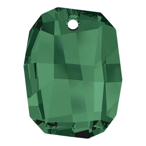 *Pack of 2 - 6685 - 19mm - Emerald (205) - Graphic Crystal Pendant