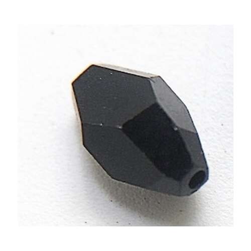 Pack of 2 - 5203 - 18mm x 12mm - Jet (280) - Polygon Crystal Bead