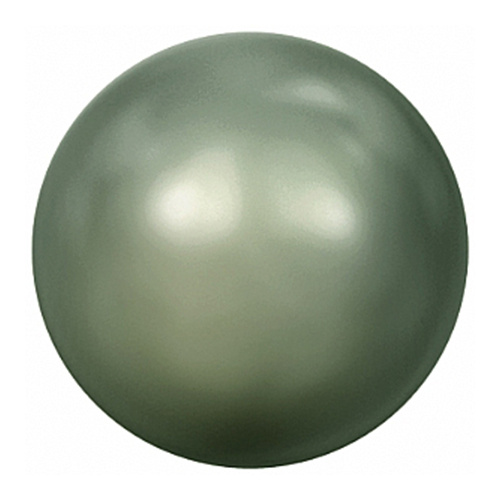 Pack of 20 - 5810 - 4mm - Crystal Dark Green Pearl (001 814) - Round Crystal Pearls