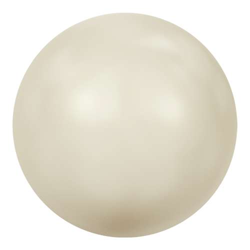 Pack of 3 - 5817 - 10mm - Crystal Cream Pearl (001 620) - Cabachon Half Drilled Crystal Pearl