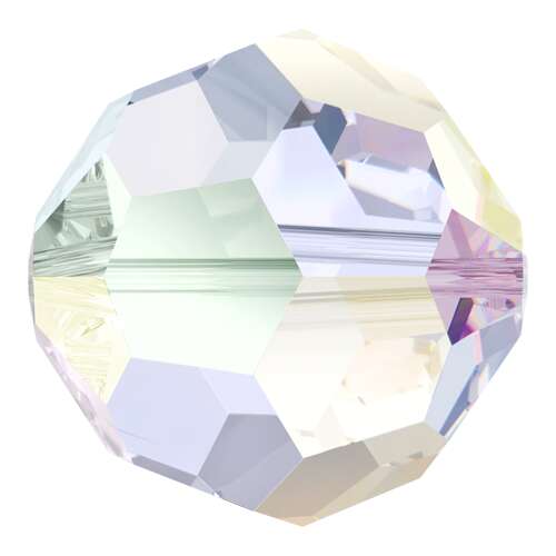 Pack of 28 - 5000 - 5mm - Crystal AB (001 AB) - Round Crystal Bead
