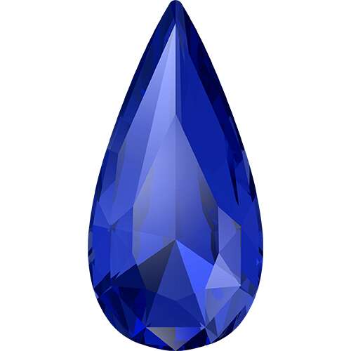 Pack of 1 - 4322 - 30mm x 15mm - Majestic Blue F (296) - Teardrop Fancy Stone