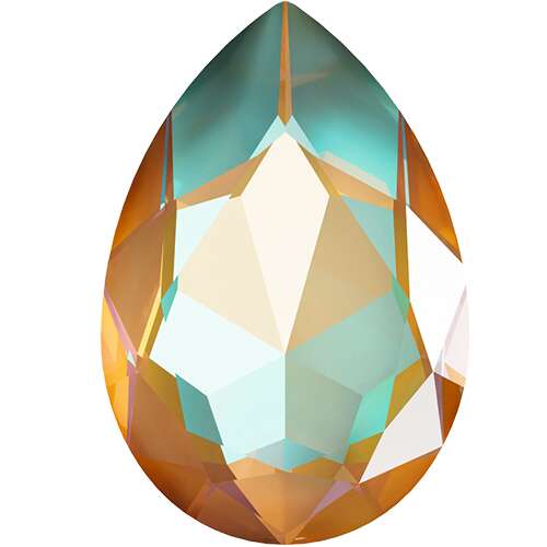 Pack of 1 - 4327 - 30mm x 20mm - Crystal Ochre DeLite (001 L131D) - Large Pear Fancy Stone 