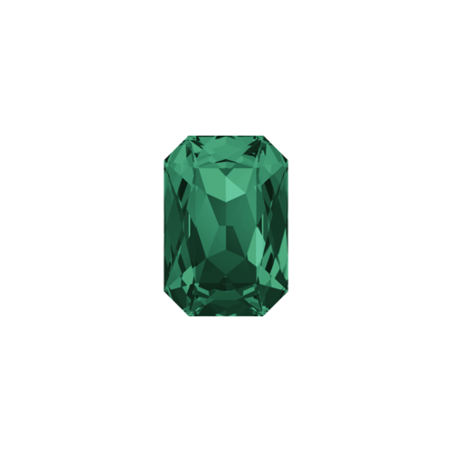 Pack of 1 - 4627 - 27mm x 18.5mm - Emerald F (205) - Thin Octagon Fancy Stone 