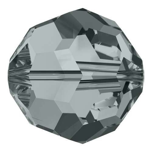 Pack of 60 - 5000 - 3mm - Black Diamond (215) - Round Crystal Bead