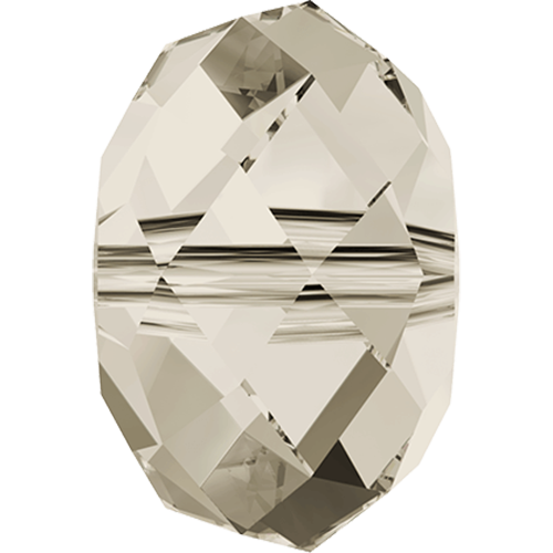 Pack of 25 - 5040 - 4mm - Crystal Silver Shade (001 SSHA) - Briolette Crystal Bead 