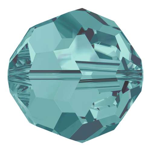 Pack of 12 - 5000 - 8mm - Blue Zircon (229) - Round Crystal Bead
