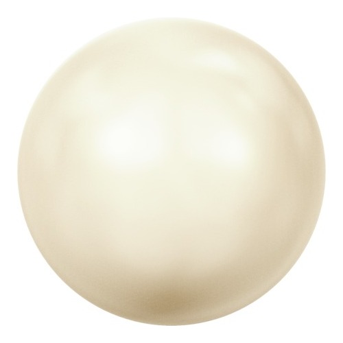 Pack of 10 5818 - 10mm - Crystal Creamrose Light Pearl (001 618) - Half Drilled Crystal Pearls