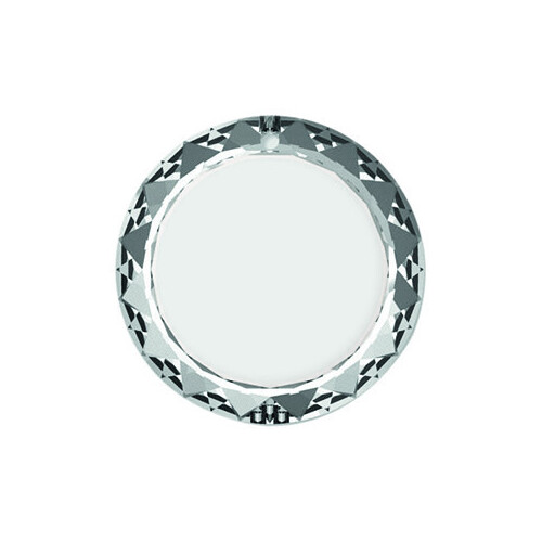 Pack of 1 - 6049 - 30mm - Crystal (001) - Flat Disk Crystal Pendant