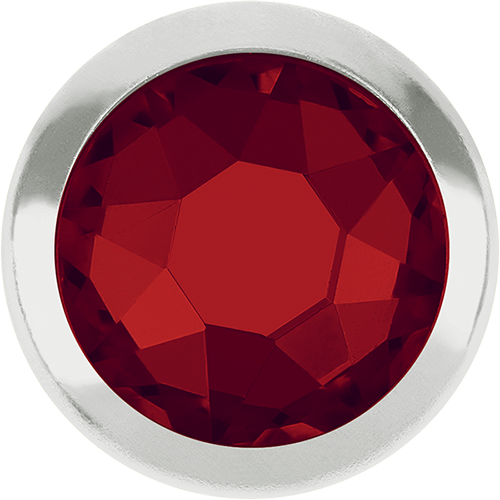 Pack of 10 - 2078H - SS34 (7.07 - 7.27 mm) - Light Siam A HF SR (227) - Framed Xirius Rose Hot Fix Flat Back Crystal - Loose Crystals
