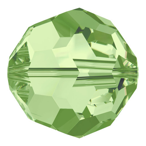 Pack of 50 - 5000 - 4mm - Peridot (214) - Round Crystal Beadd Crystal Bead