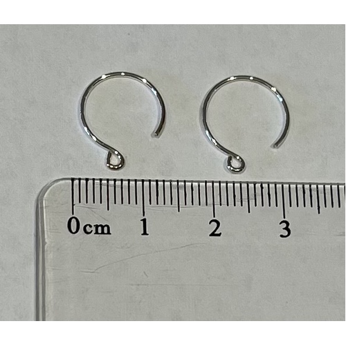 Pack of 2pr - Round Loop Earring - Small - Sterling Silver
