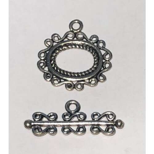 Pack of 1 - Sterling Silver toggle set