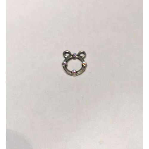 Pack of 1 - Sterling Silver Charm with 2 loops