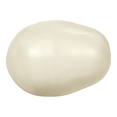 Pack of 20- 1 only - 5821 - 11mm x 8mm - Swarovski Pear Crystal Pearl - Crystal Cream (001 620) 