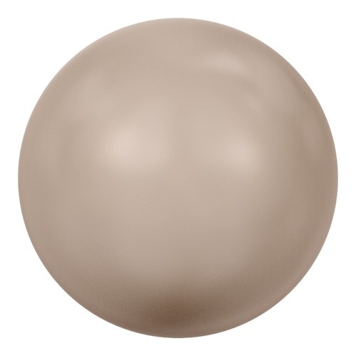 Pack of 10 - 5810 - 14mm - Crystal  Powder Almond Pearl (001 305) - Round Crystal Pearls