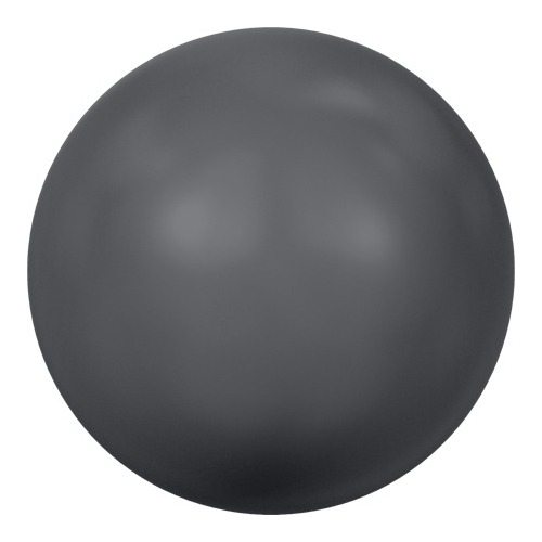 Pack of 1 - 5810 - 10mm - Crystal Dark Grey Pearl (001 617) - Round Crystal Pearls
