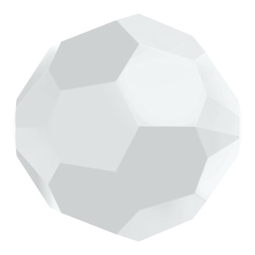 Pack of 50 - 5000 - 4mm - White Alabaster (281) - Round Crystal Bead