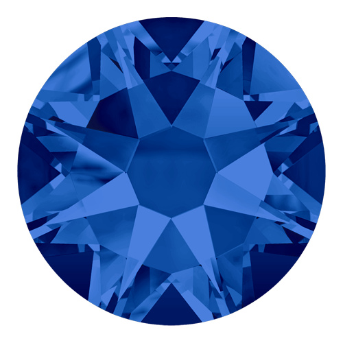 *Pack of 144 - 2088 - SS16 (3.80 - 4.00mm) - Capri Blue F (243) - Xirius Rose Non Hot Fix Flat Back Crystal - Loose Crystal